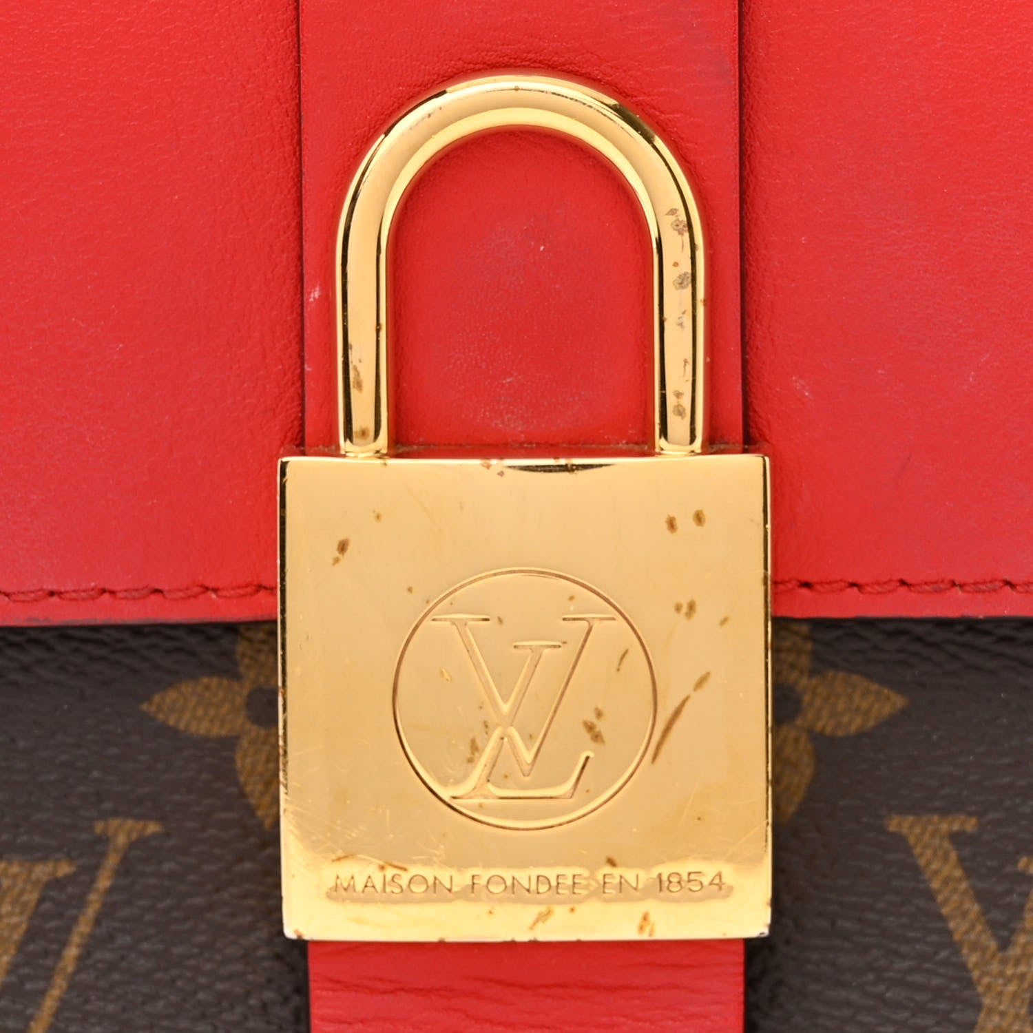 Louis Vuitton Monogram Locky BB Coquelicot 17 of 18
