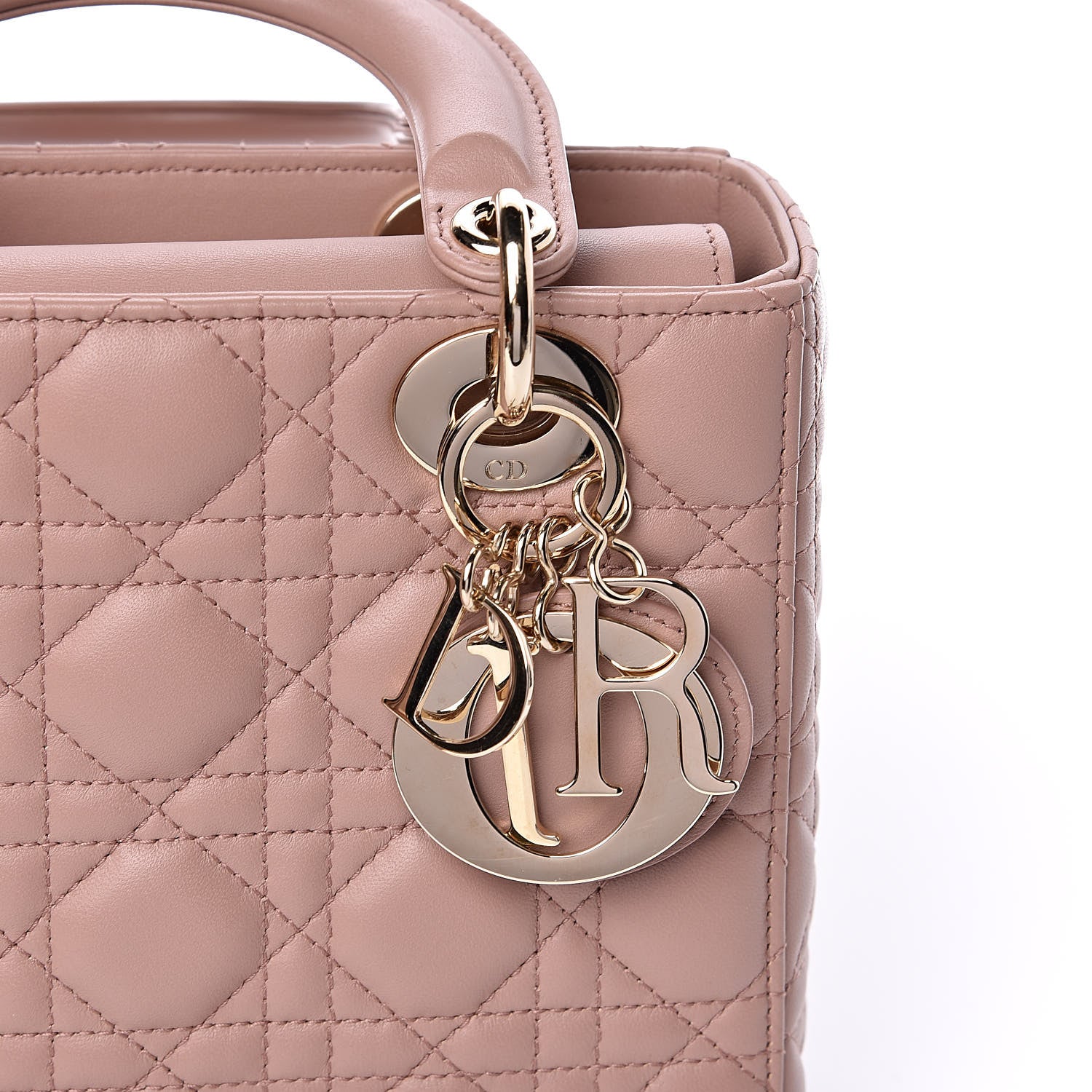 Christian Dior Metallic Grained Calfskin Cannage Small MyABCDior Fard 10 of 13