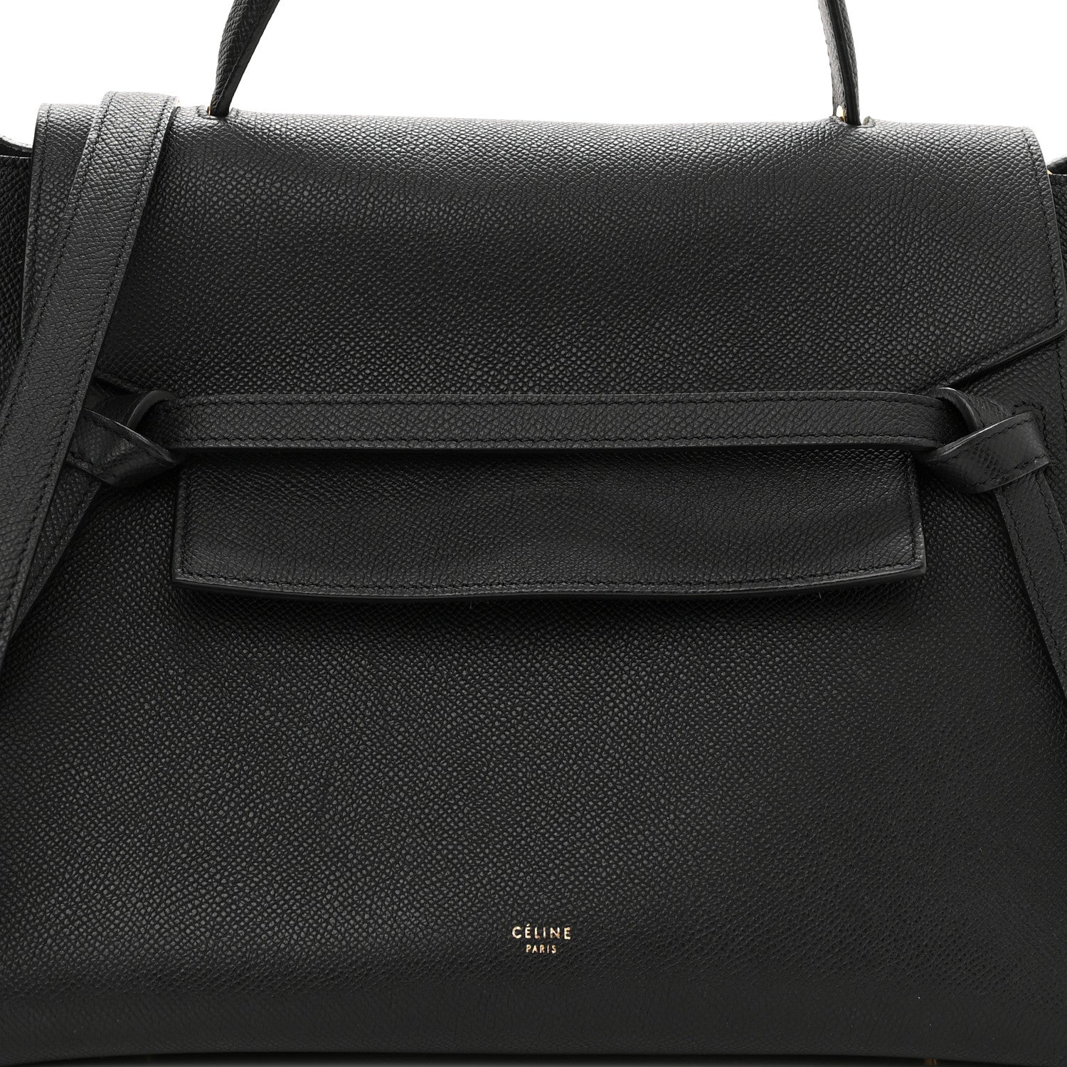 Celine Grained Calfskin Mini Belt Bag Black 7 of 15
