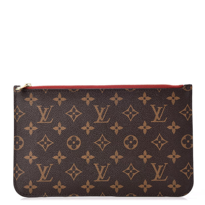 Louis Vuitton Monogram Neverfull MM GM Pochette Cherry 1 of 9