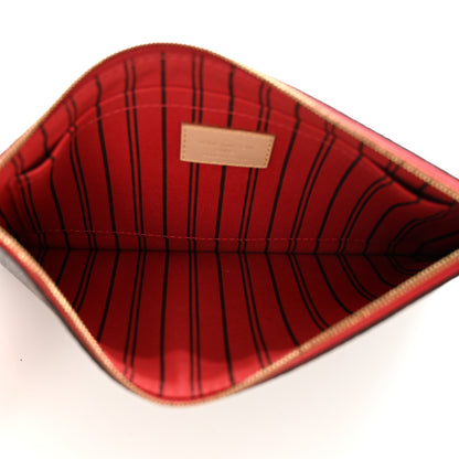 Louis Vuitton Monogram Neverfull MM GM Pochette Cherry 5 of 9