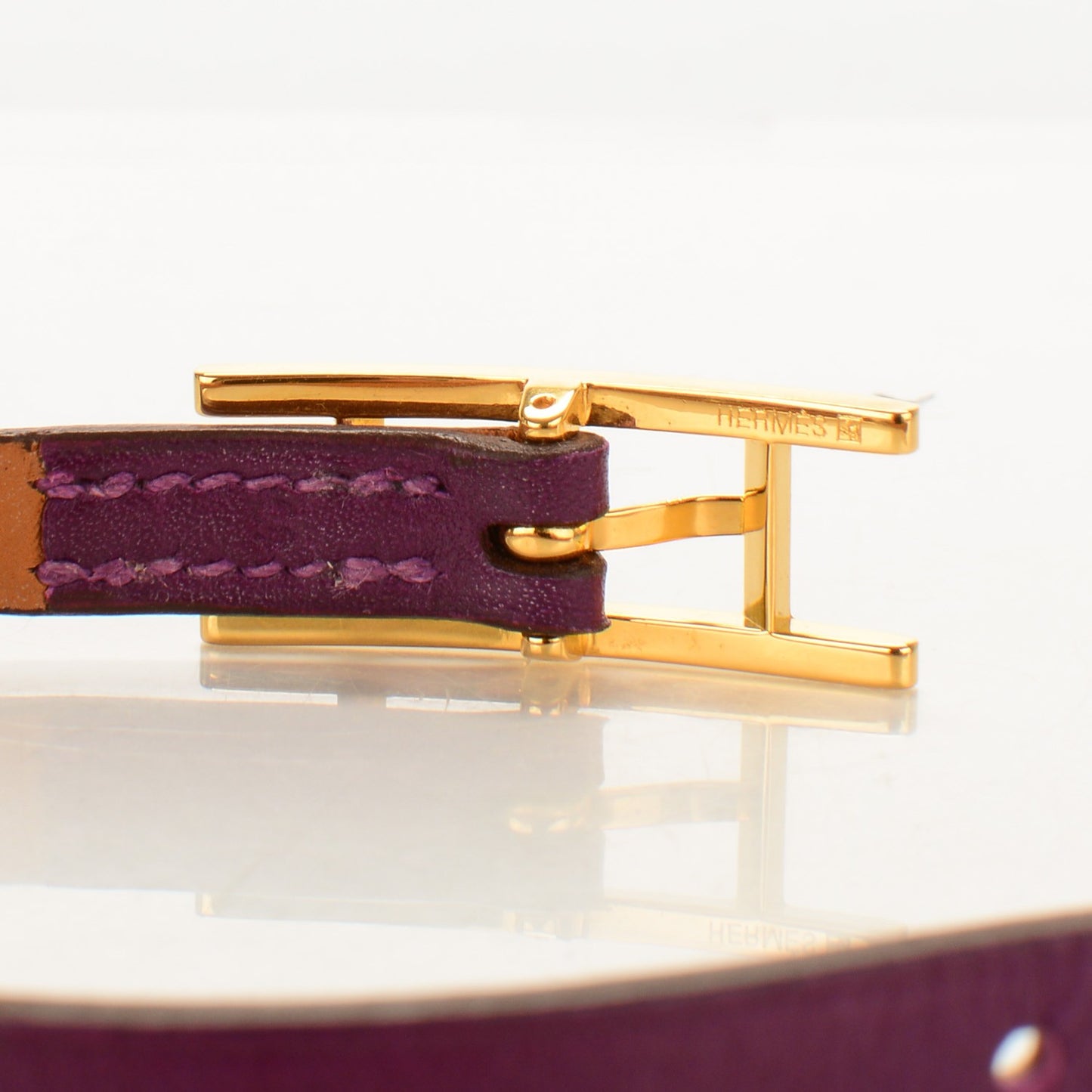 Tadelakt Hapi Simple Tour Bracelet Violet S