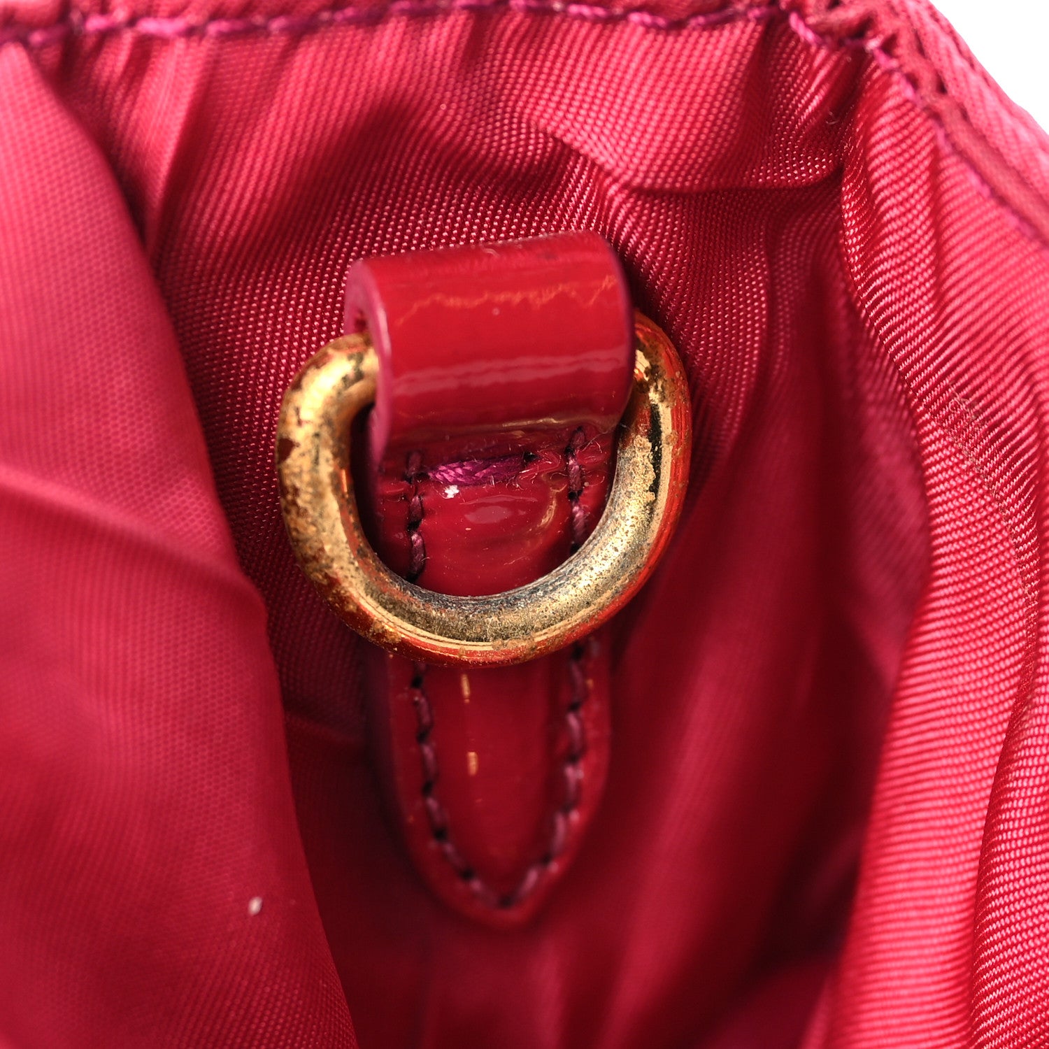 Prada Crispy Nylon Shopping Tote Ibisco 7 of 9