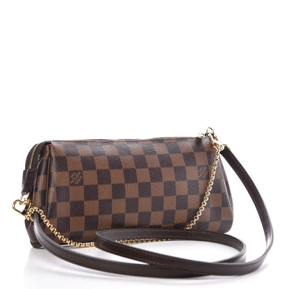 Louis Vuitton Damier Ebene Eva Clutch 3 of 9