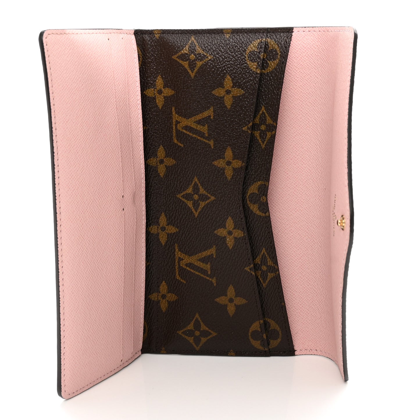 Monogram Josephine Wallet Rose Ballerine
