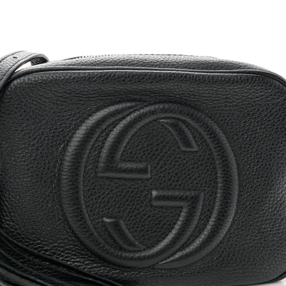 Gucci Pebbled Calfskin Small Soho Disco Bag Black 8 of 10