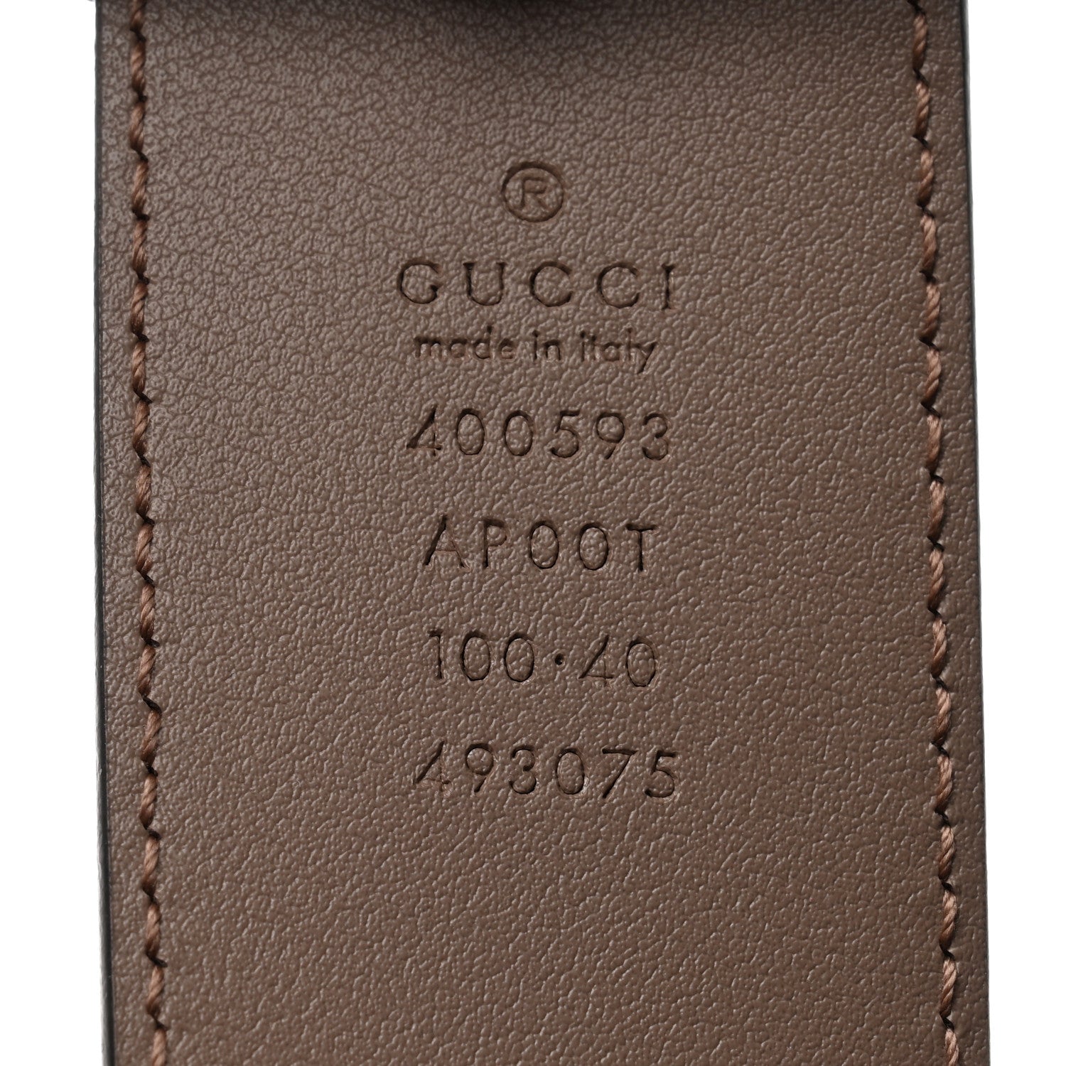 Gucci Calfskin Double G 40mm Belt 100 40 Porcelain Rose 3 of 6