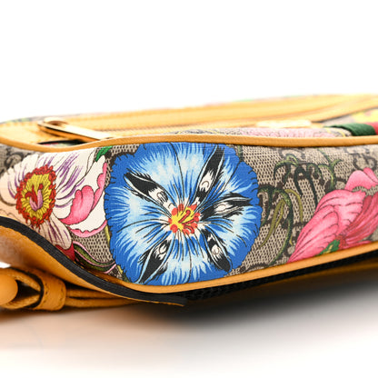Gucci GG Supreme Monogram Flora Medium Ophidia Belt Bag Beige Multicolor Crop 9 of 12