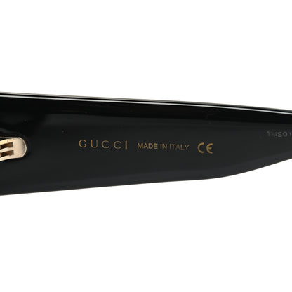 Gucci Acetate Square Frame Sunglasses GG0053S Black 5 of 8