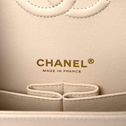 Chanel Caviar Quilted Small Double Flap Light Beige 5 of 10