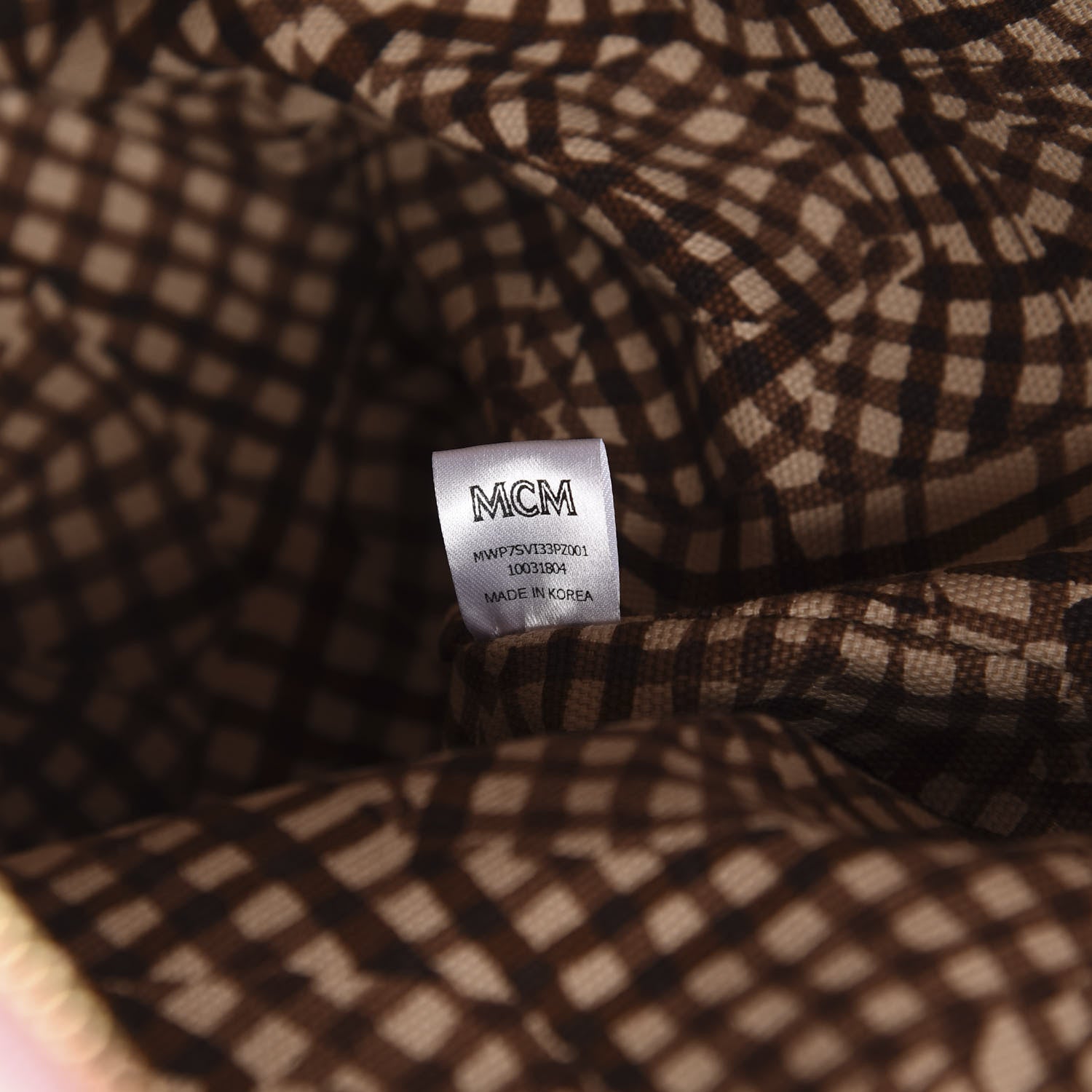 MCM Visetos Medium Anya Shopper Tote Soft Pink 7 of 10