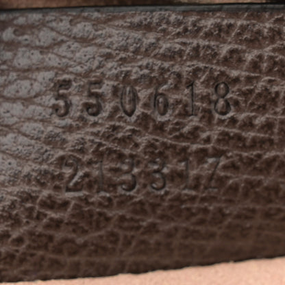 Gucci GG Supreme Monogram Web Mini Ophidia Round Shoulder Bag Brown 7 of 11