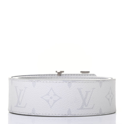 Louis Vuitton Taiga Monogram 40mm LV Initiales Belt 85 34 White 4 of 8