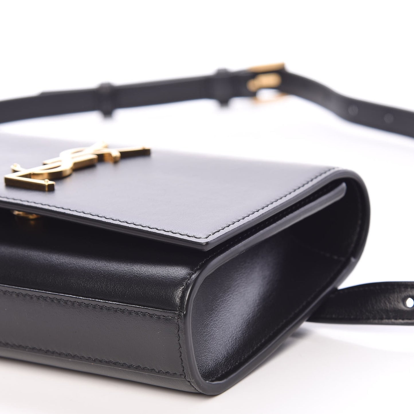 Smooth Calfskin Monogram Kate Belt Bag Black
