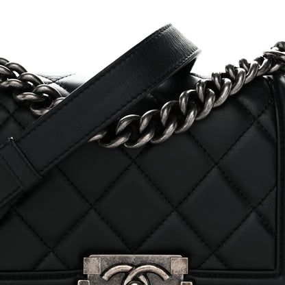 Chanel Calfskin Quilted Small Boy Flap Black 8 of 11