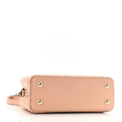 Louis Vuitton Ostrich Capucines Mini Rose Champagne 5 of 10
