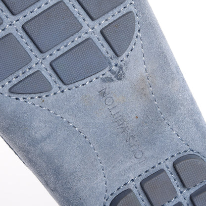 Louis Vuitton Mens Suede Monte Carlo Loafers 9 Blue 11 of 11