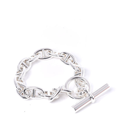 Hermes Sterling Silver MM Chaine d'Ancre Bracelet 3 of 5