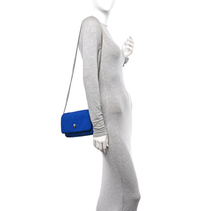 Alexander McQueen Nylon Skull Camera Crossbody Bag Royal Blue 2 of 9