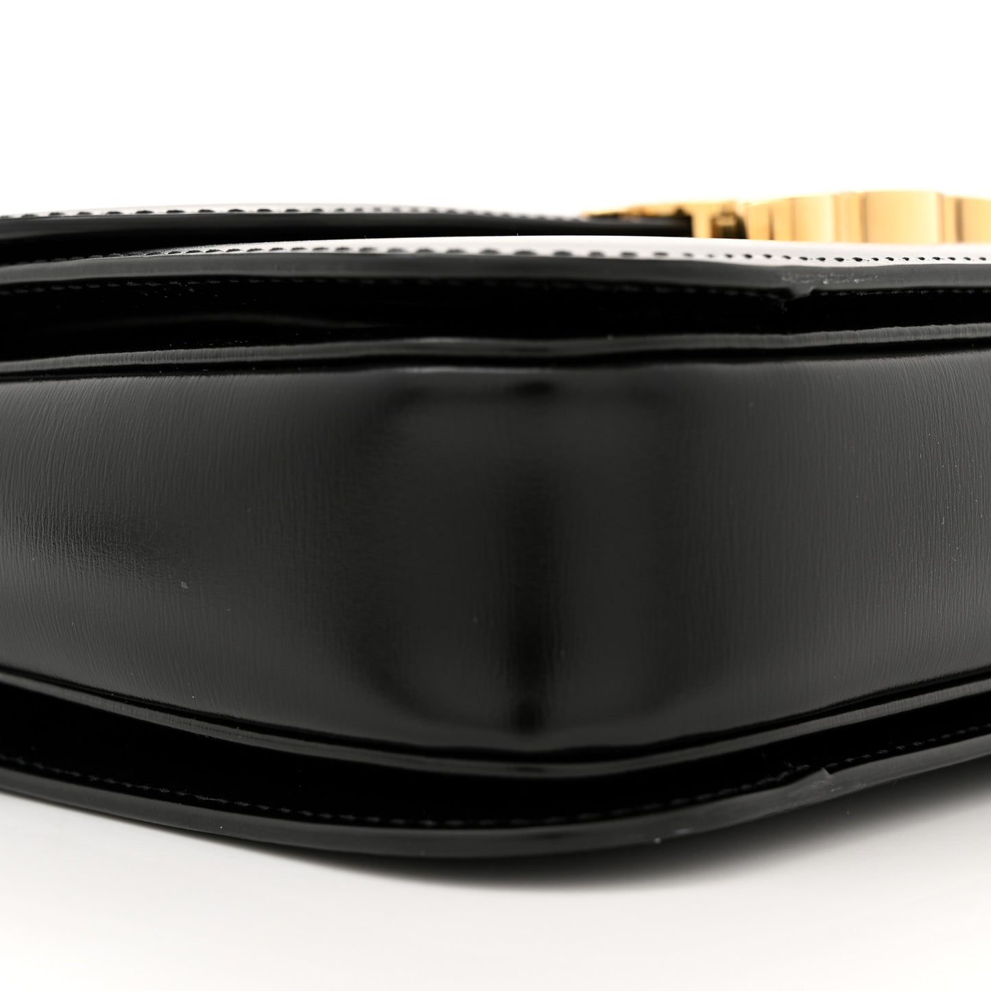 Shiny Calfskin Medium Triomphe Black