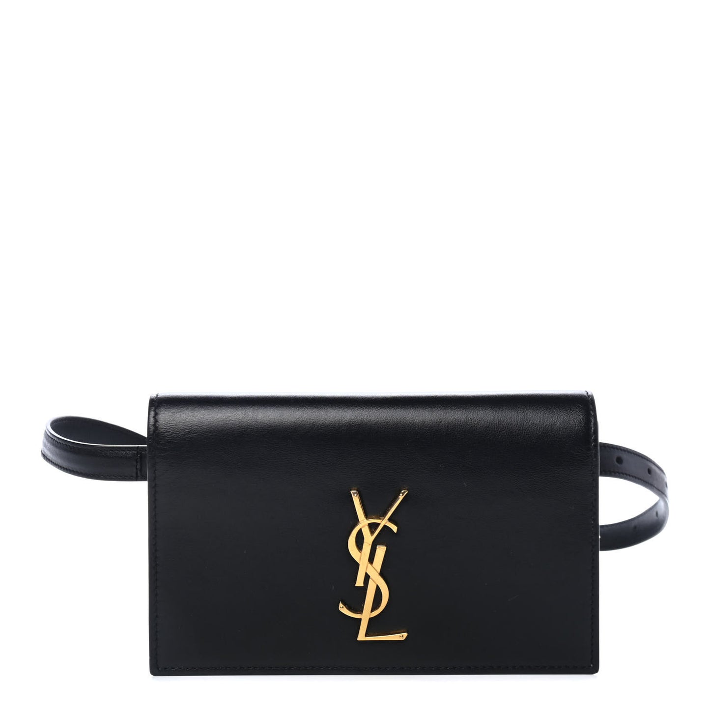 Smooth Calfskin Monogram Kate Belt Bag Black