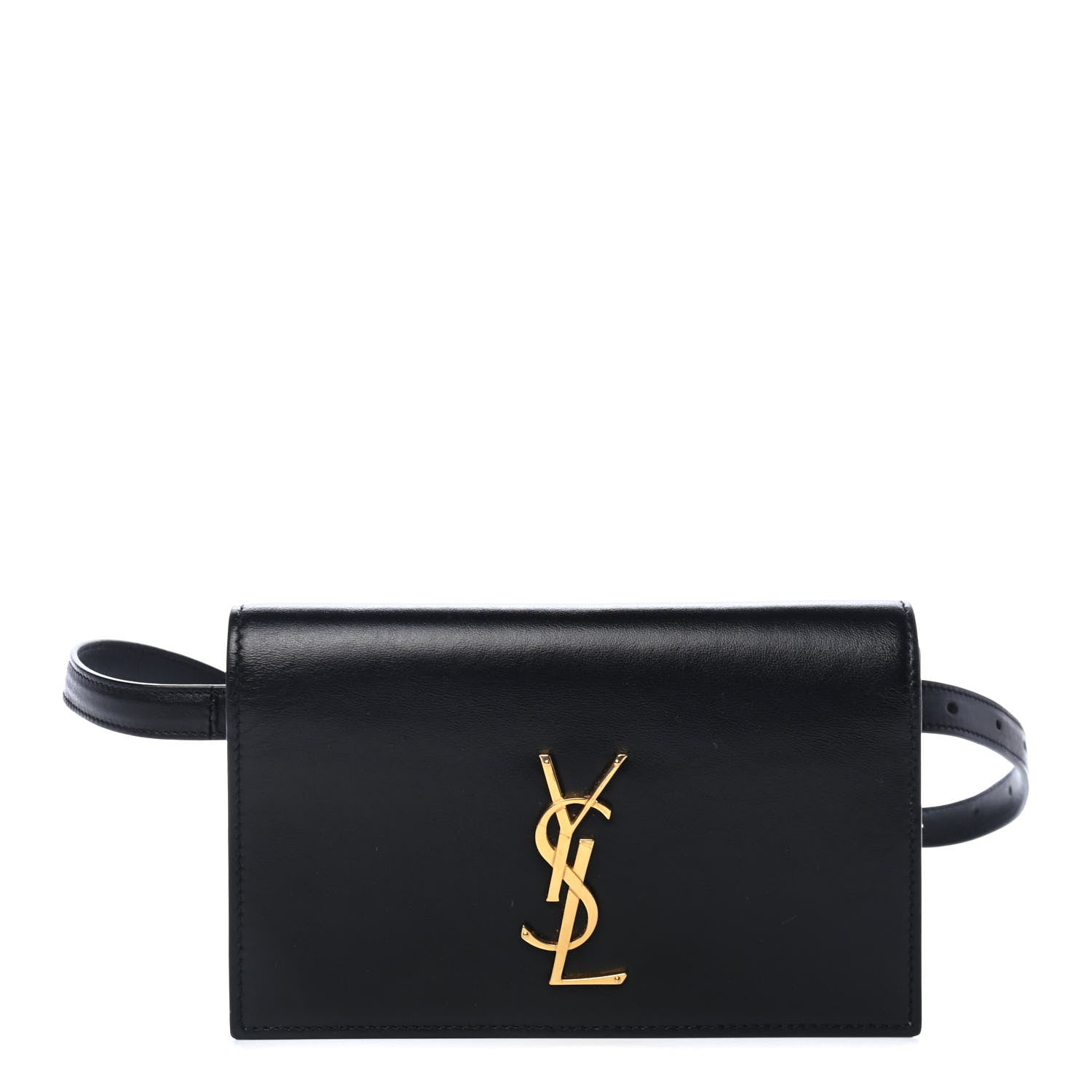 Saint Laurent Smooth Calfskin Monogram Kate Belt Bag Black 1 of 4