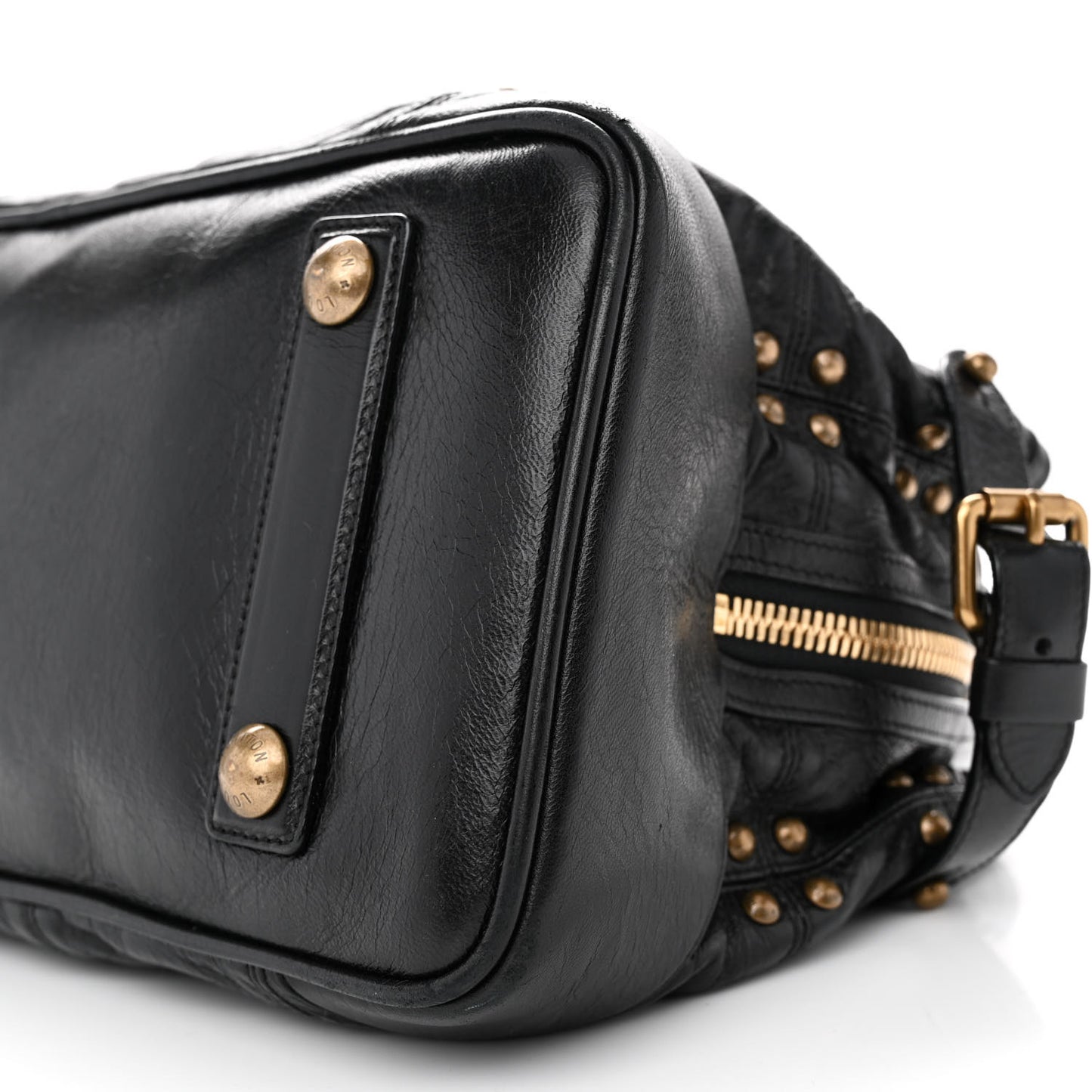 Lambskin Riveting Black
