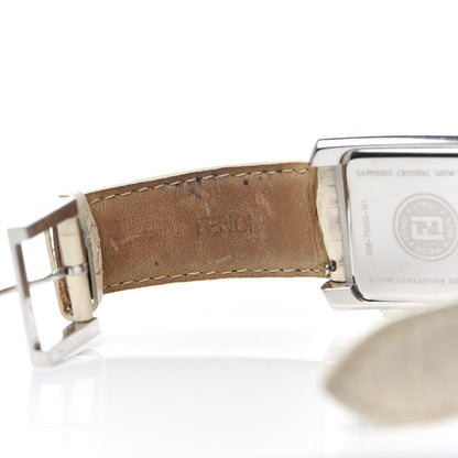 Fendi Stainless Steel Alligator 32mm Orologi Quartz Watch 6 of 6