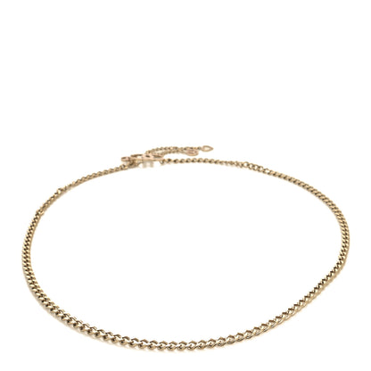 Chanel Crystal CC Heart Peace Sign Charm Chain Belt Gold 2 of 5