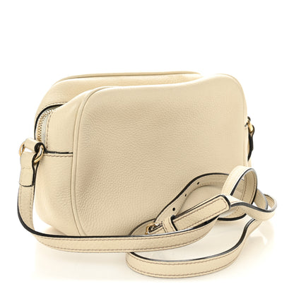 Gucci Pebbled Calfskin Small Soho Disco Bag Off White 3 of 14