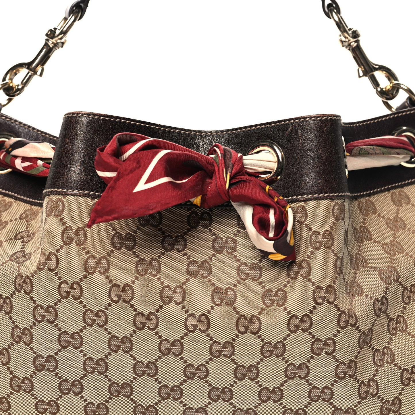 Monogram Positano Hobo Brown
