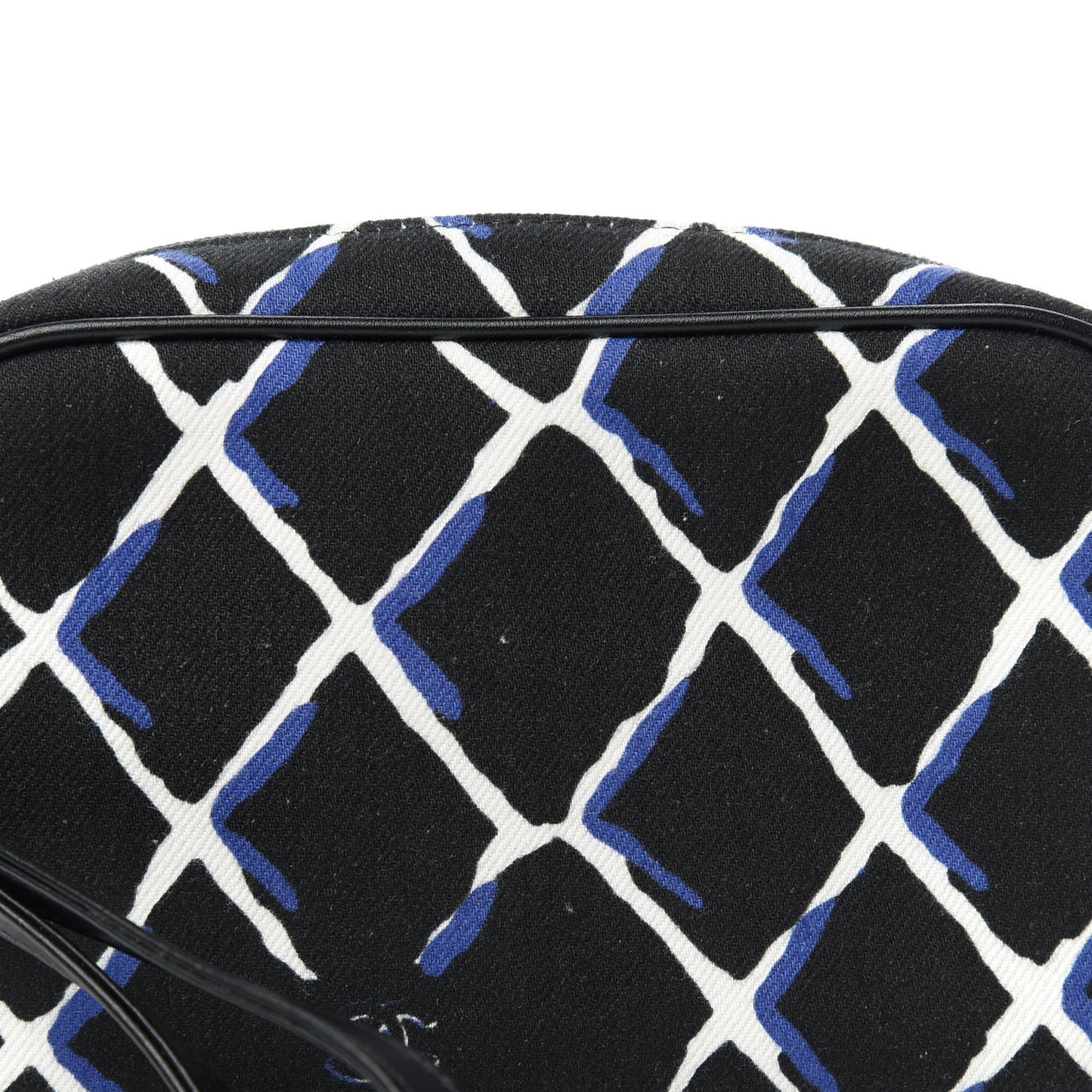 Canvas Airline Cosmetic Case Blue White