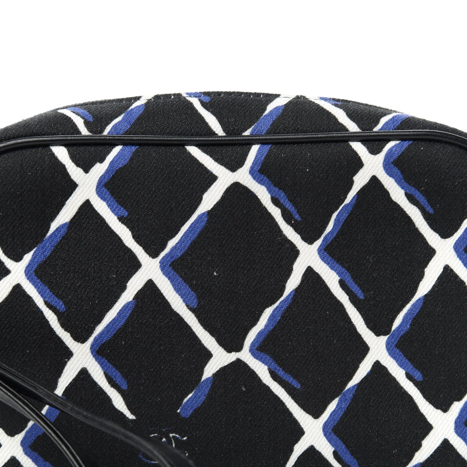 Chanel Canvas Airline Cosmetic Case Blue White 10 of 11