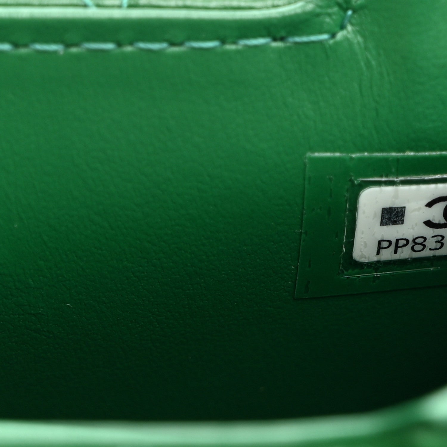 Chanel Shiny Aged Calfskin Quilted Mini Nano Kelly Shopper Green 6 of 9