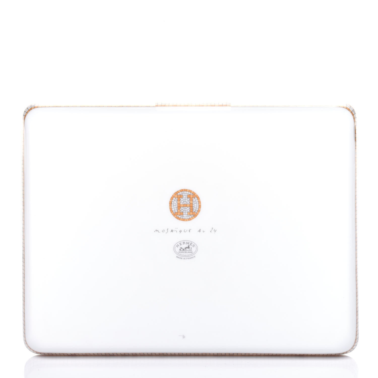 Hermes Porcelain Mosaique au 24 Sushi Plate 3 of 6