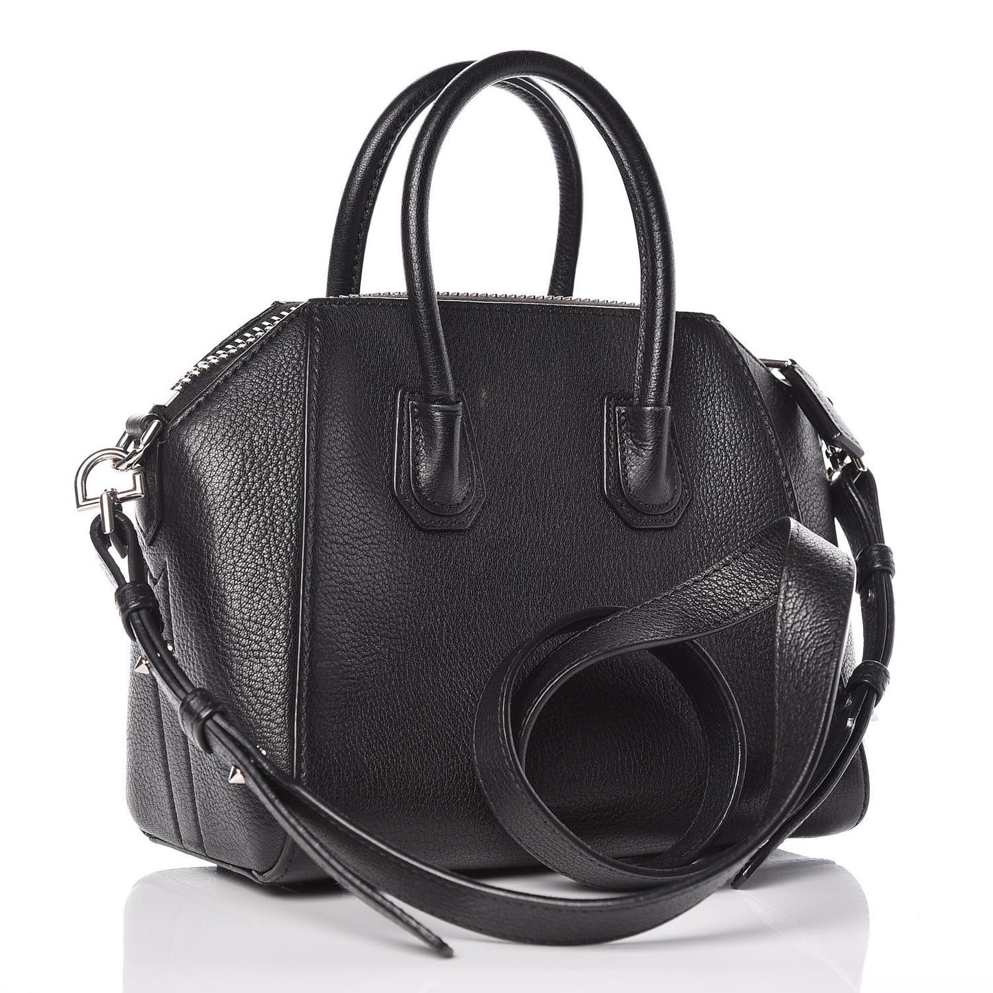Sugar Goatskin Mini Antigona Black