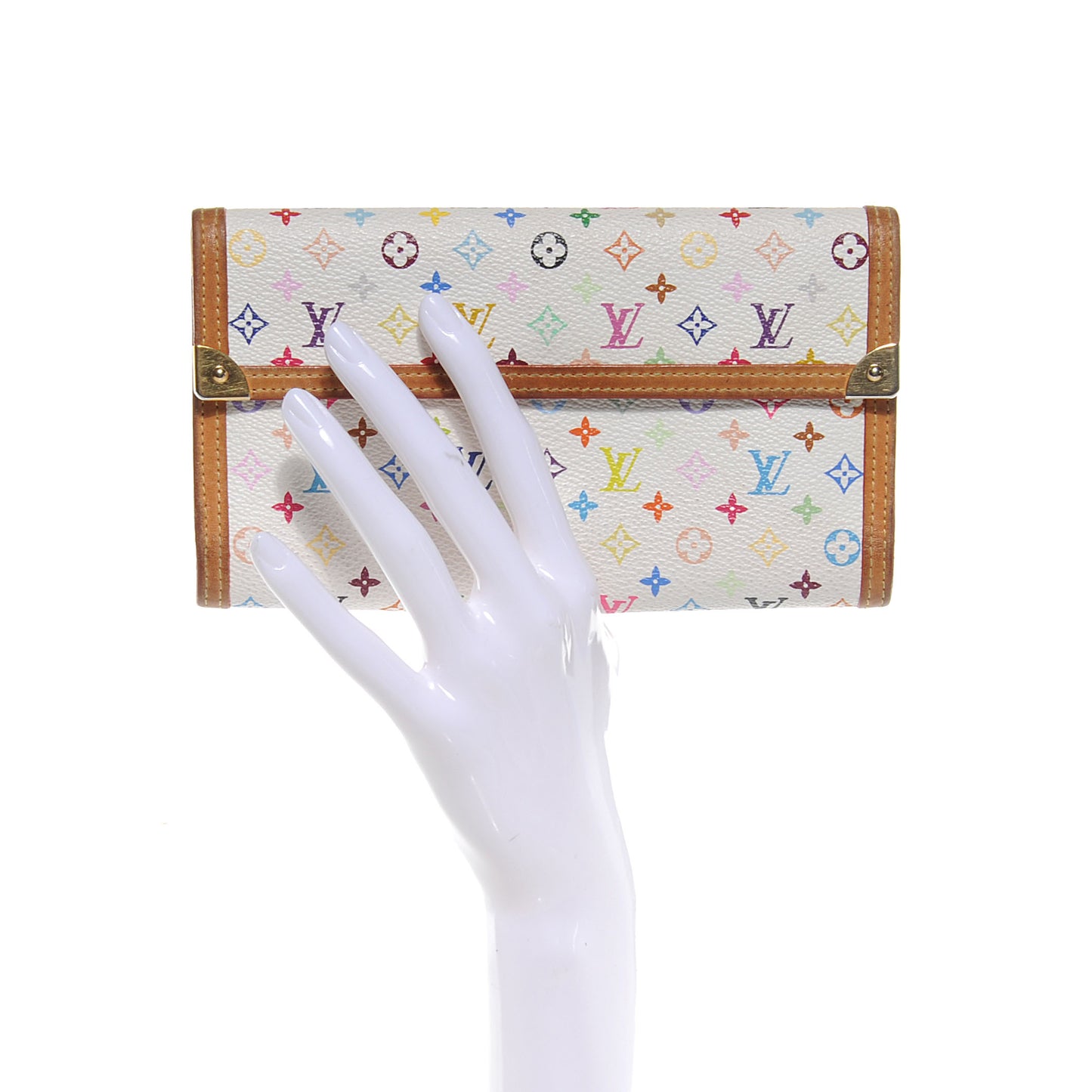 Monogram Multicolor Porte Tresor International Wallet White