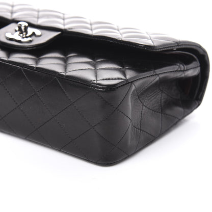 Chanel Lambskin Quilted Medium Double Flap Black 11 of 13