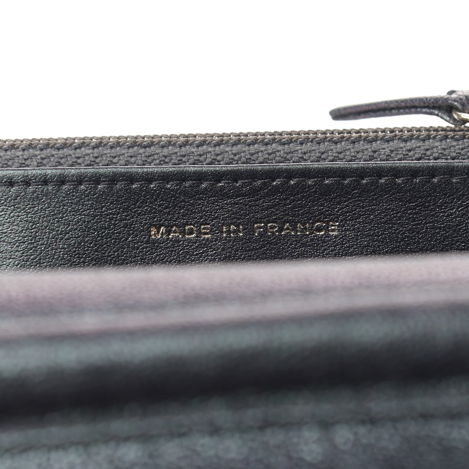 Chanel Iridescent Caviar Quilted Wallet On Chain WOC Black 7 of 10