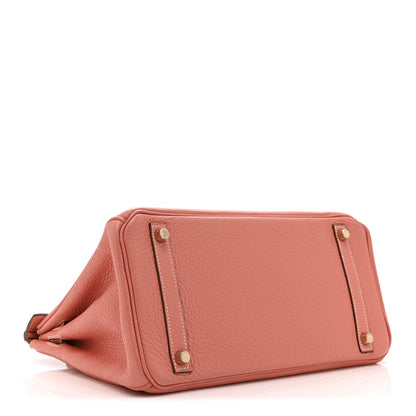 Hermes Taurillon Birkin 30 Flamingo 4 of 10