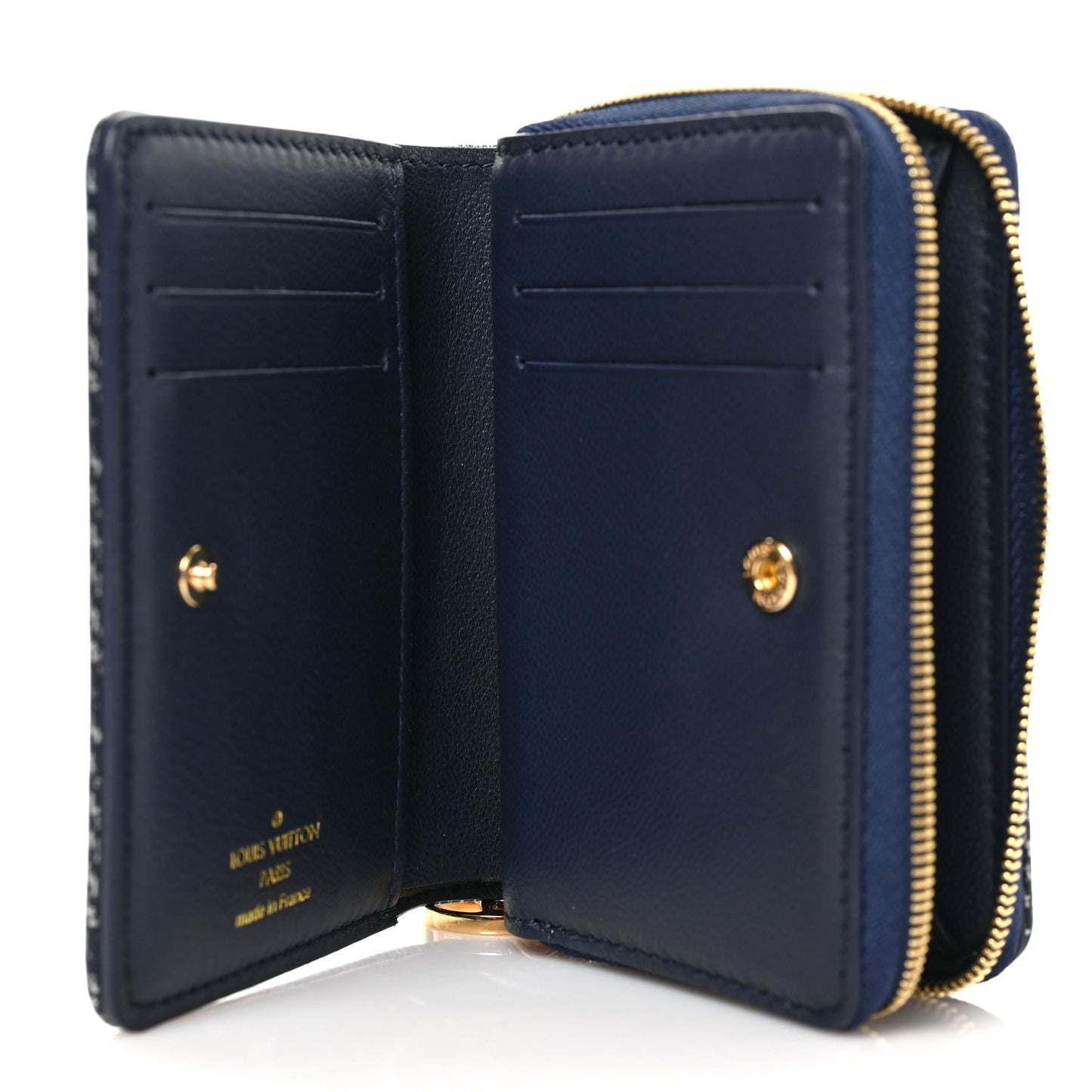 Hollographic Monoglam Lou Wallet Blue