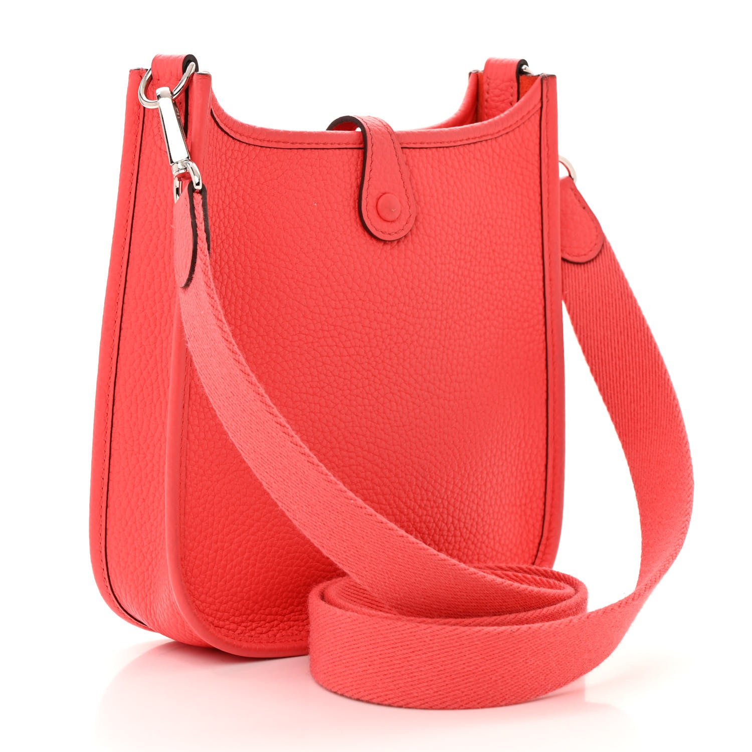 Hermes Taurillon Clemence Evelyne TPM Rose Texas 3 of 11