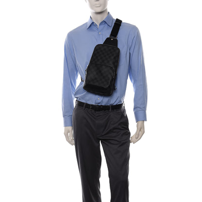 Louis Vuitton Damier Graphite Avenue Sling Backpack 2 of 11