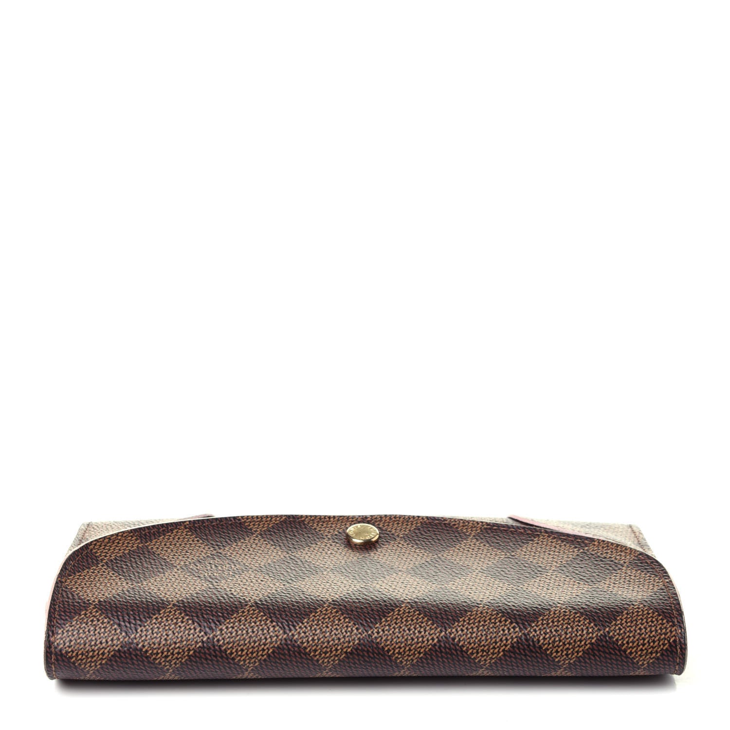 Louis Vuitton Damier Ebene Caissa Wallet Rose Ballerine 9 of 12