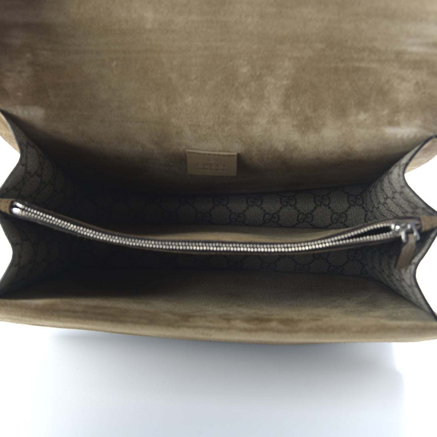 GG Supreme Monogram Medium Dionysus Shoulder Bag Taupe