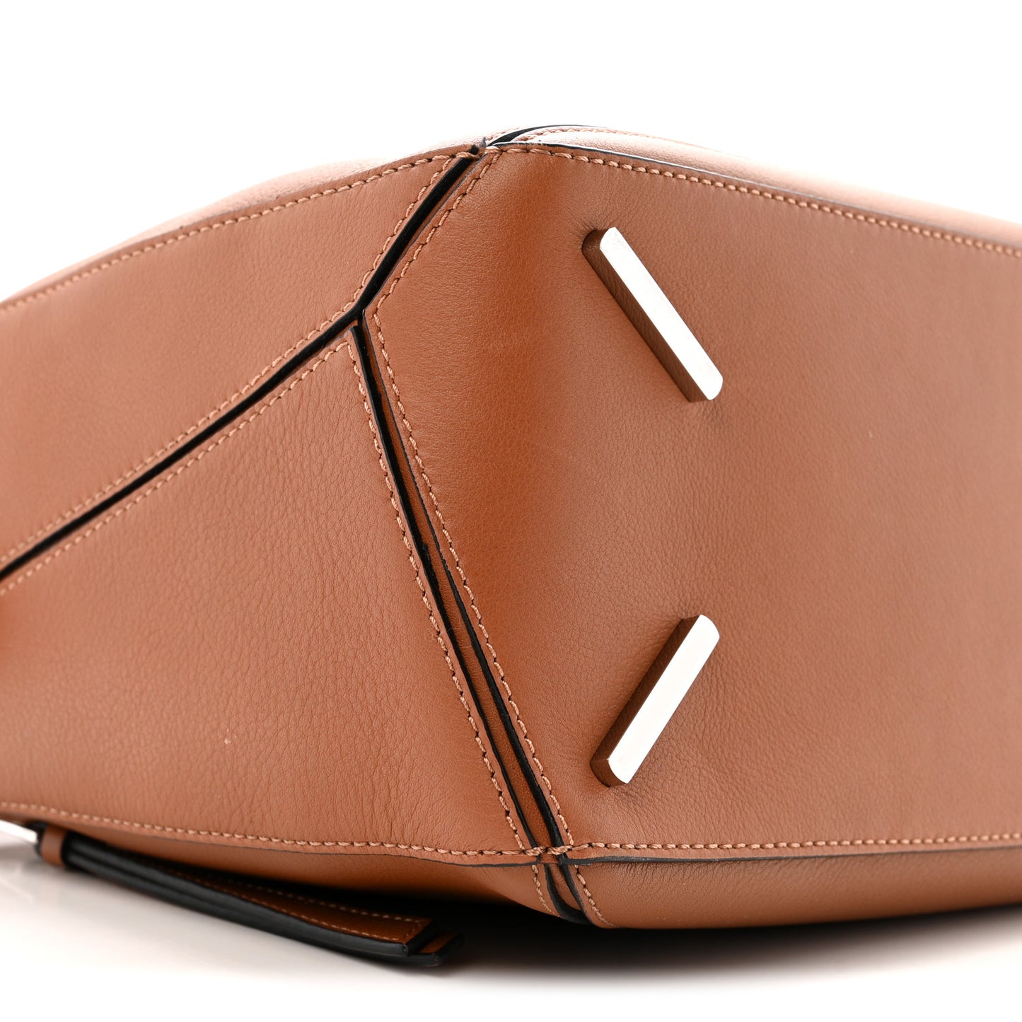 Calfskin Medium Puzzle Bag Tan