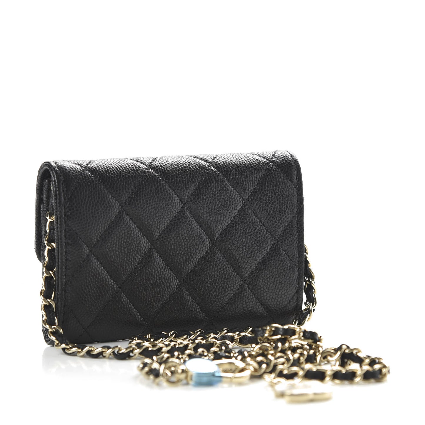 Caviar Quilted Belt Bag Black