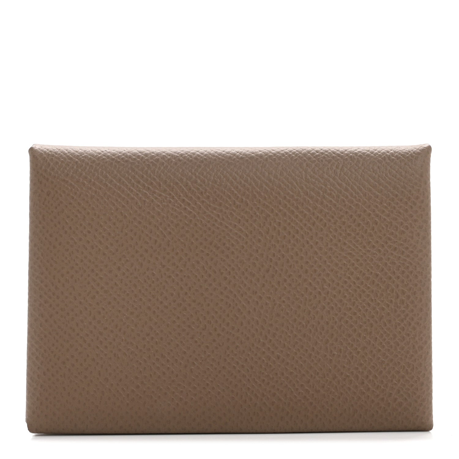 Hermes Epsom Calvi Duo Card Case Etoupe 1 of 9