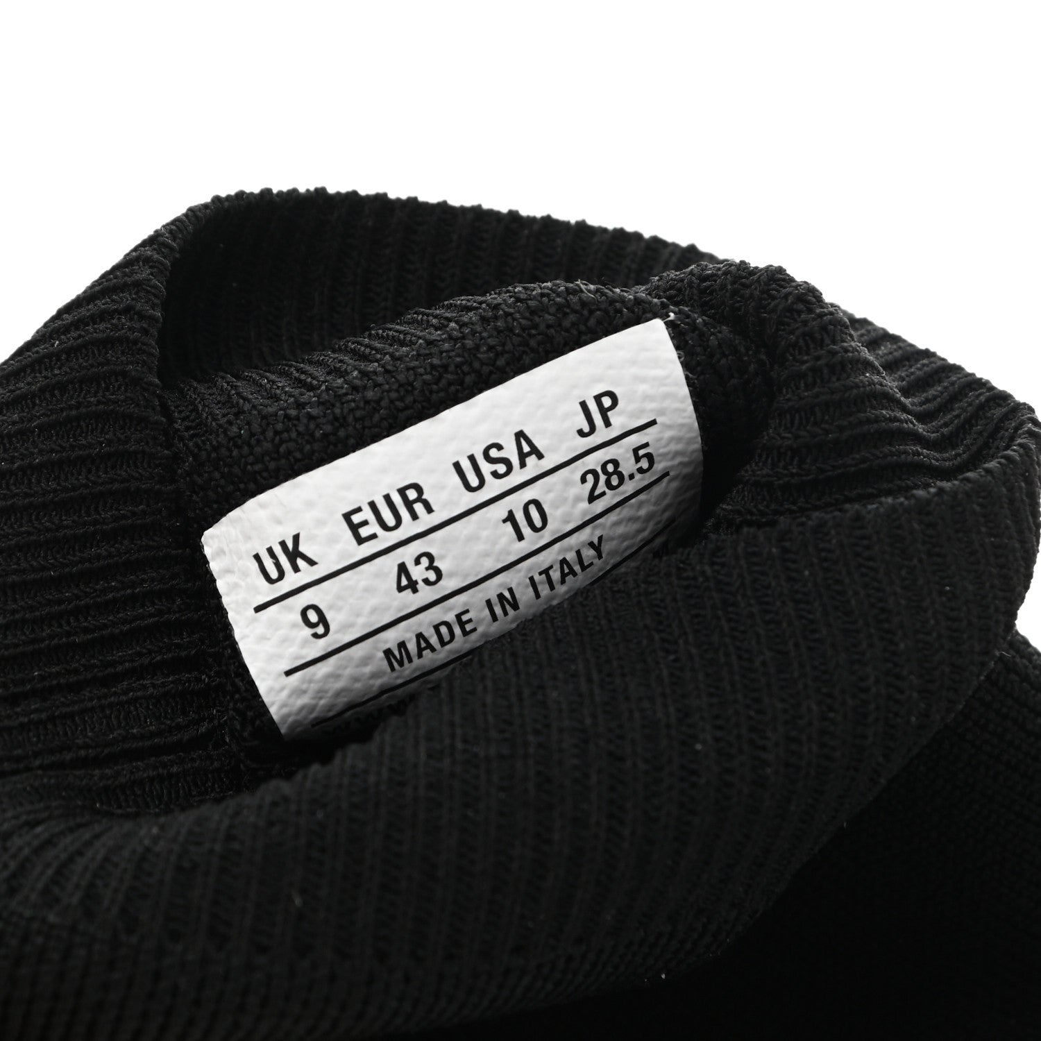 Balenciaga Neoprene Knit Womens Speed Graffiti Sneakers 43 Black White 8 of 9