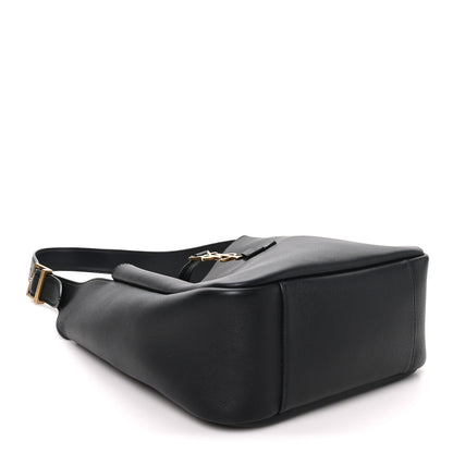 Saint Laurent Smooth Calfskin Small Le 5 A 7 Soft Hobo Black 4 of 9